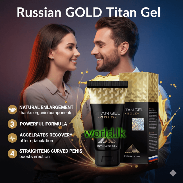 Original Tantra Russian GOLD Titan Gel 50ml HB 27 Special Men with Authentication Code