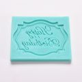 Happy Birthday Silicone Mould Cake Decorating Lace Impression Mat Baking Mold MJK. 