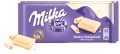 Milka White Chocolate Bar Candy Alpenmilch Oriiginal German Chocolate 100g/3.52oz (Pack of 2). 
