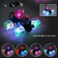 Rechargeable RC Rolling Stunt Car 360 Degree Spinning and Flips with Color Flash Music Remote Control Truck Toy for Kids. 