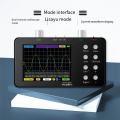 Dual-Channel Oscilloscope 50M Sampling Rate High-Performance Handheld Small Oscilloscope 3.2Inch LCD Display. 