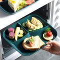 PP Dinner Plate For Portion Control Reusable Food Tray For Adults On A Diet Reusable Food Dish With Portion Control PP Portion Control Tray For Adults Diet Portion Control Plate For Home Kitchen. 