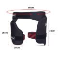 RMAX Lower Body Protection Cricket Thigh Pad Double Inner Thigh Pad Cricket Thigh Guard for Right Hand Batsman (Black) (FROM INDIA) SAB. 