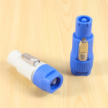 20PCS 3 Pin Male Powercon Connector NAC3FCA Speakon Plug 20A 250V AC Power Plug Connector Blue and Grey White. 