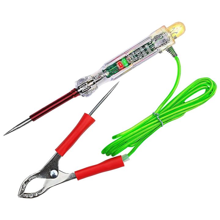 Automotive LED Circuit Tester 6-24V Test Light with Dual Probes | Daraz.lk