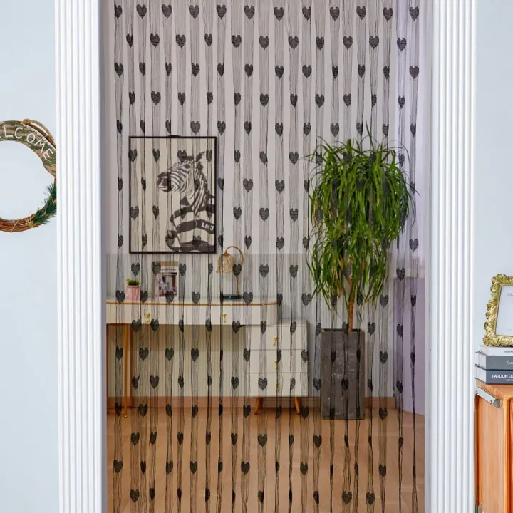 Window%20Line%20Curtain%20Love%20Heart%20String%20Curtain%20Solid%20Color%20Room%20Divider%20Door%20Curtain%20*2M%20Elegant%20Tassel%20Curtain%20Home%20Decor%20-%20Image%205