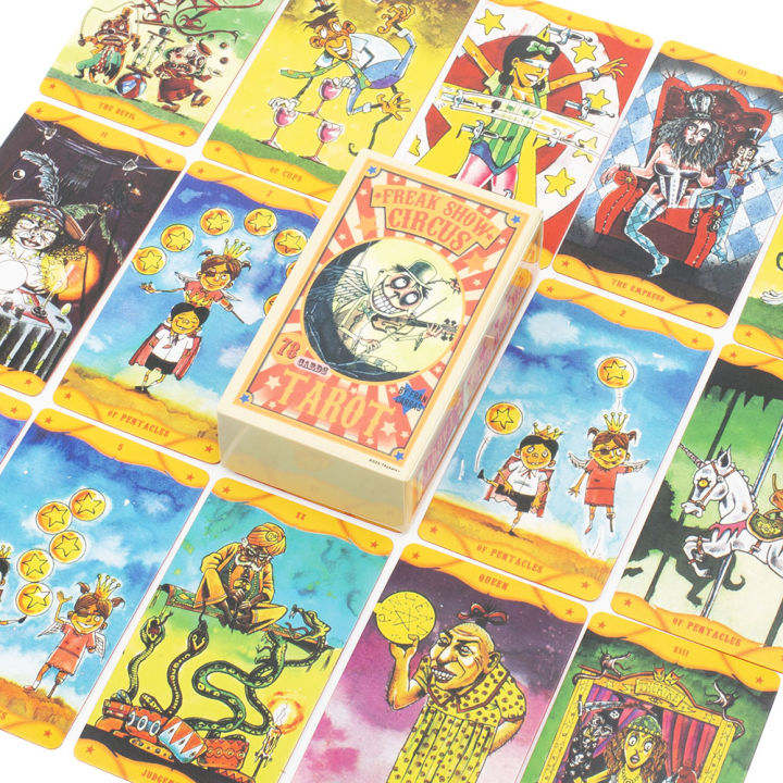 %E3%80%90New%20Arrivals%E3%80%91%E3%80%90New%20Arrivals%E3%80%9178%20Party%20Game%20Card%20Freak%20Show%20Circus%20Tarot%20CARD%20With%20Detailed%20GuideBooK%20Fortune%20Telling%20Cards%20-%20Image%203