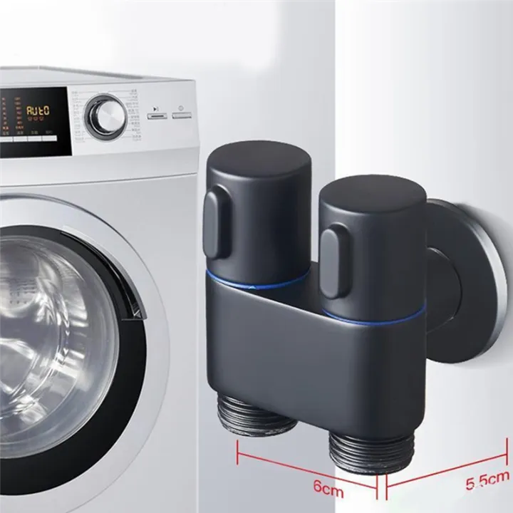 1%20Piece%201%20In%202%20Out%20Diverter%20Angle%20Valve%20Dual%20Control%20Bathroom%20Faucet%20For%20Self-Cleaning%20(Black)%20-%20Image%206