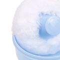 Baby Powder Puff with Container Case - Pink / Blue. 