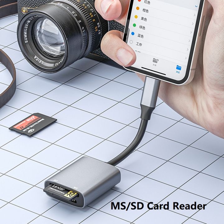 USB%20C%20Memory%20Pro%20Duo%20Adapter%20for%20MS/SD%20Reader%20for%20Lightning%20Type-c%20Device%20SD%20Adapter%20Supports%20SD/SDHC/MS%20-%20Image%206