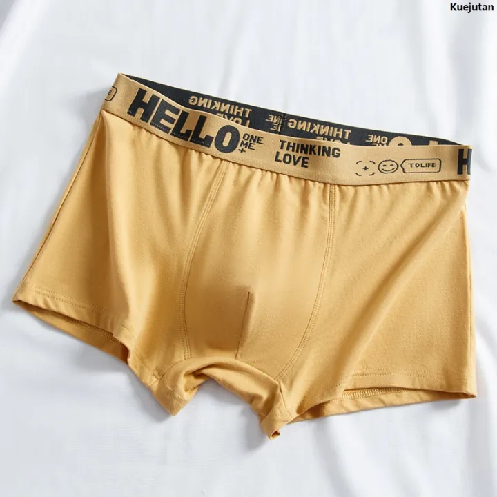 KuejutanOriginal%20Fashion%20Nova%20Ready%20Stock%20Mens%20Underwear%20Cotton%20Trend%20Hello%20Breathable%20Spender%20Lelaki%20Large%20Size%20Boxer%20Briefs%20for%20Men%20-%20Image%204