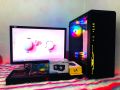 Core I5 2nd Gen 8GB Ram 128GB SSD 500GB HDD Gaming Desktop Computer Full Set RGB With 20" Monitor (6 months warranty). 
