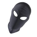 【HUT】 Unisex Breathable Black Full Face Cover Spandex Zentai Costume Mask Hoods Black Cool Man Woman Face Mask. 