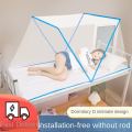 💖 READY STOCK 💖Net Red Mosquito Net Installation-free Folding Mosquito Net Student Site Dormitory Upper and Lower Bed Mosquito Net Convenient Lazy Mosquito Net. 