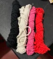 ST 1P'cs Double Twisted Macrame Cord 3mm, Soft Unstained Cotton Rope DIY Craft Cotton Cord for Plant Hangers Knitting, Wall Hangers, Decorative Projects (1 PCs - 10 yards). 