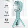 Foldable Portable Fan USB Rechargeable Handheld Fan 500mAh 3-gear Adjustment Silent 7 Blades Outdoor Electric Air Cooler Fan. 