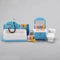 1:12 Scale Dollhouse Bathroom Set Kids Toy Playset Miniature Furniture Toys. 