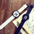 Harajuku Style 1314 Couple Watch Male and Female Students Simple Personality Creative Casual Fashion Couple's Watch Pairs. 