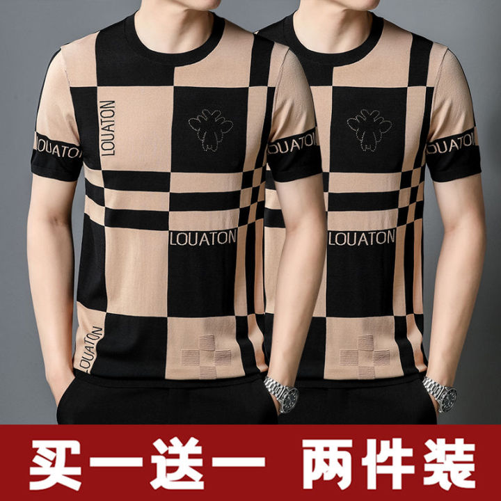 Summer%20New%20Ice%20Feeling%20Loose%20plus%20Size%20T-shirt%20Men's%20Fashion%20Fashion%20Loose%20Ice%20Silk%20Short%20SleeveTMen's%20T-shirt1/2Pieces%20-%20Image%208