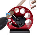 Adjustable Drill Dowel Maker Jig 8mm-20mm with Caide Blades Woodworking Electric Drill Milling Dowel Auxiliary Tool Durable Black&Red. 