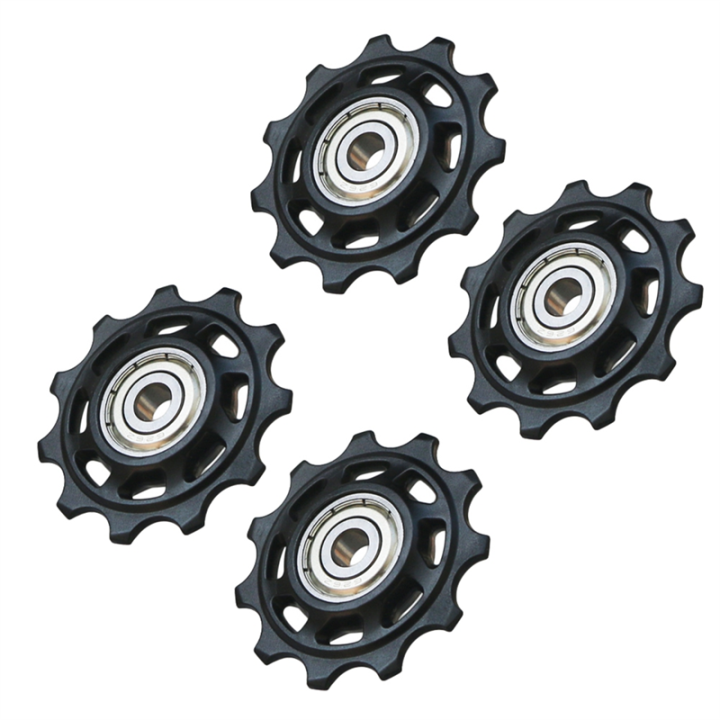 Mountain Bike Rear Derailleur Guide Wheel Metal Bearing Road Bike 11T ...