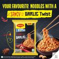 MAGGI 2-Minute Spicy Garlic Noodles, Easy to Cook Instant Noodles, Tasty Twist of Spicy & Garlic, 248g  (FROM INDIA) SAM. 
