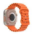 【ZIME】Silicone Ocean Strap for Apple Watch Ultra Band 49mm Bracelets for IWatch Series. 