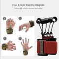 Finger Gripper Strength Trainer Hand Yoga Resistance Band Finger Flexion and Extension Training Device Finger Force Grip Device. 