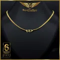 Gold Plated Bismark Mesh Chain with Ancor Pendant. 