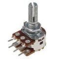 B100K 100kohm 6pin Multiturn Potentiometer.15mm Shaft. For Amplifier Dual Stereo Set. 100 k ohm 100k Arduino Variable Resistor pot pots. var with Potentiometers multi turn type circuit circuits Kit kits k ohm kiloohm kilo kilohm Trimmer 6 pin sets ohms. 