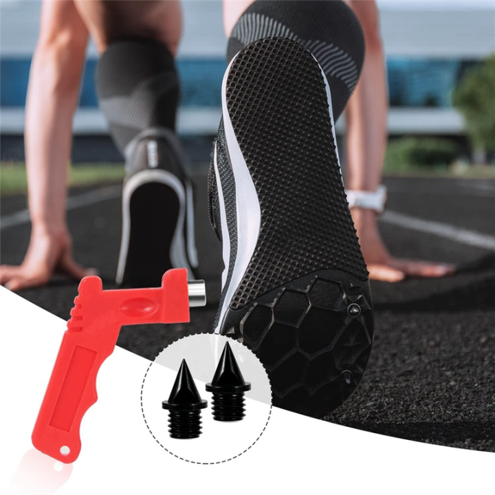 56PCS%201/4%20Inch%20Carbon%20Steel%20Track%20Spikes%20Replacement%20with%20Spikes%20Wrench%20Tool%20Shoe%20Spikes%20Running%20Spikes%20for%20Sports%20Shoes%20-%20Image%206
