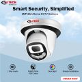 ITECH 5MP 25m Dual Light HD Audio AHD Camera IR/Color Night Vision Wide Angle 5MP Video Surveillance Dome Camera. 