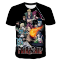2023 New Anime fairy tail t shirt men women 3D printed T-shirts casual Harajuku boy girl tshirt streetwear oversized tops tees. 