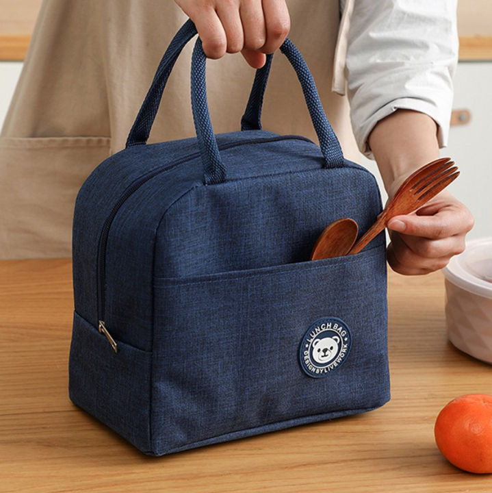 Insulated Lunch Tote - 23x13x21cm Bag with 7L Capacity for Hot or Cold Meals, Insulated Lunch Box bag