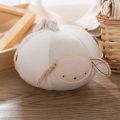 Cotton Baby Bell Hand Grasp Educational Infant Bed HanG-ing Plush Doll Gift light brown. 