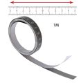 Black 1/2/3M Self-adhesive Tape Measure with Backing Table Sticky Measuring Backing Metric Steel Tape Ruler. 
