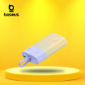 Baseus Popsicle Fast Charging Power Bank IP Edition 5200mAh 20W Nebula Purple(With Baseus Simple wiring Type-C to Type-C 60W（20V/3A）30cm ). 