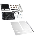 1 Set M162 LCR Meter DIY Kit Portable Capacitance Tester Multifunctional Inductor Resistance Detector with Case Spare Parts Accessories. 