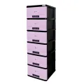 Drawer Set 6 in 1 baby drawer wardrobe cupboard storage multi color, blue, pink, Brown mix & Gray kids furniture. 