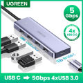 UGREEN USB C HUB HDMI Adapter All in 1 Hub USB C to USB 3.0 Dock Converter for MacBook Pro 2020/2019/2018,Macbook Air 2020/2019/2018, iPad Pro 2021 M1, 2020,2018, Samsung S20,S21,Huawei Mate 40,30,20, Huawei P40/P30/P20. 
