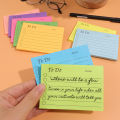 50Sheets/Book Memo Pads Portable Removable Record Candy Color Sticky Papers Memo Bookmark Self-stick Notes For Work. 