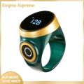 Enigma- Smart Ring Counter Clicker Waterproof Digital Tally Counter Ring with Time Reminder Rechargeable Finger Counter for Easy Tracking Adjustable Smart Design Smart Tally Counter. 