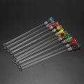 10Pcs Cocktail Stirrer Drink Mixing Stick Set Acrylic Cocktail Mixer Blender Bar Supplies Swizzle Stirrer. 