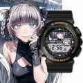 Song of the Night Seven Grasses Electronic Watch Sports Digital Cartoon Cute Electronic Watch with Alarm Clock for Women. 