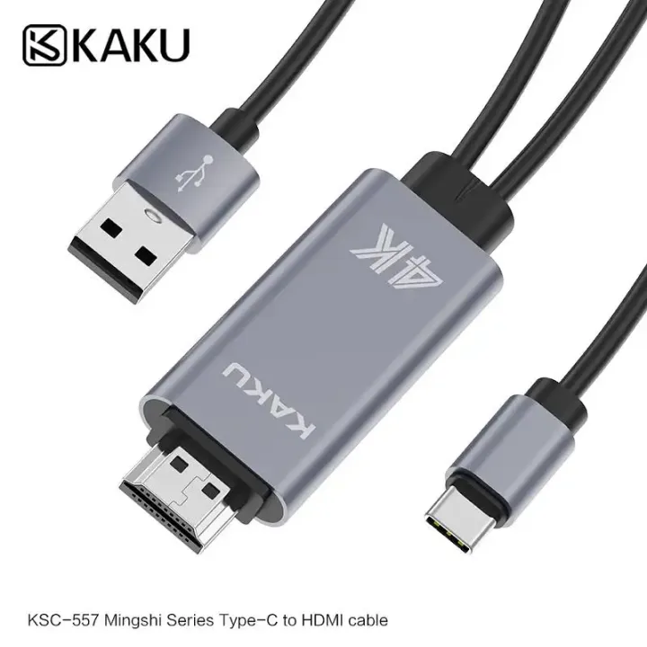 KAKU%20KSC-557%20MINGSHI%20TYPE-C%20to%20HDMI%204K%202.0%20Ultra%20HD%20ready%20HDMI%20cable%20Convertor%20mirroring%20display%20adapter%20Fast%20and%20stable%20data%20transmission%20dark%20color%205Gbps%20480Mbps%201.8%20meters%20-%20Image%205