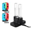 Nintendo Switch Controller Charger Joy-Cons Charging Dock Station with LED Indication 4 in 1 USB Charger and Free Type C Cable. 