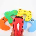5PCS Cartoon EVA Door Stopper for Baby Safety - Cute Clip Prevents Door Injuries for Kids. 