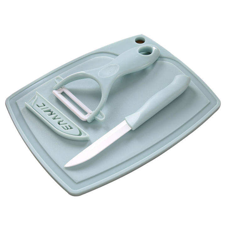 3Pcs/Set Kitchen Cutting Tools Ceramic Fruit Vegetable Peel Chopping Board