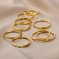 【Aingo】Simple Number Ring Men and Women Stainless Steel Ring 111 999 Angel Number Ring. 