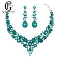 Dangle Earrings Extension Chain Heavy Dinner Women Jewelry Necklace. 